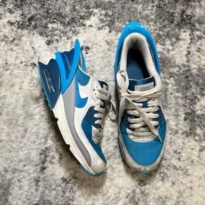 Nike Air Max 90 FlyEase Blue White Sneakers CZ4270-100 Mens 8 Womens 9.5
